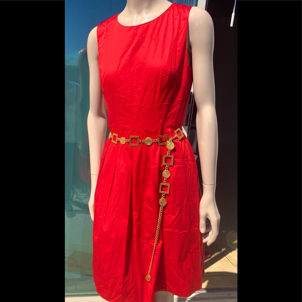 Red dress by Hugo Boss $385 in size 4